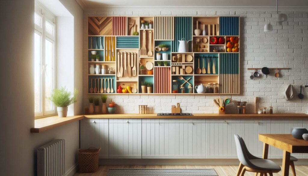 DIY wall art for kitchens functional and fun